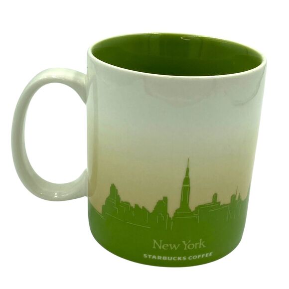 Starbucks New York Icon City Collector Series 16 oz Coffee Cup Mug Liberty NWOT - Picture 3 of 9